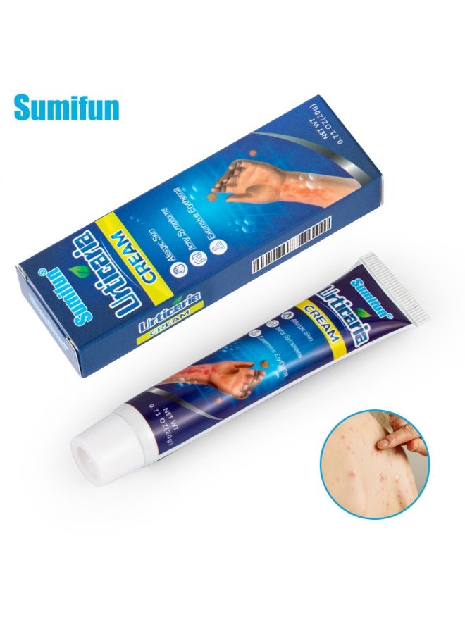 Sumifun Soothing Urticaria Cream for Allergic Skin Itch Relief, Hives Treatment, Rash Reduction, Erythema Care, Dermatitis Support, Eczema Relief, Gentle Non Irritating Topical Formula 20g - Image 2